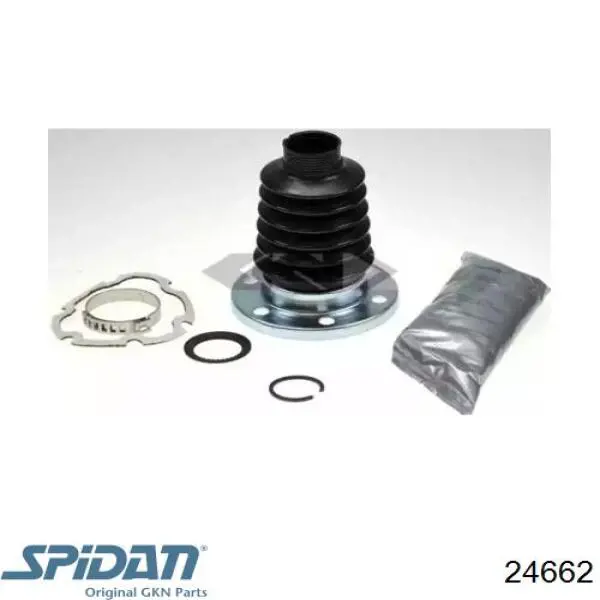 Fuelle, árbol de transmisión, Eje delantero interior GKN-Spidan 24662 precio, desde 13,70 EUR
