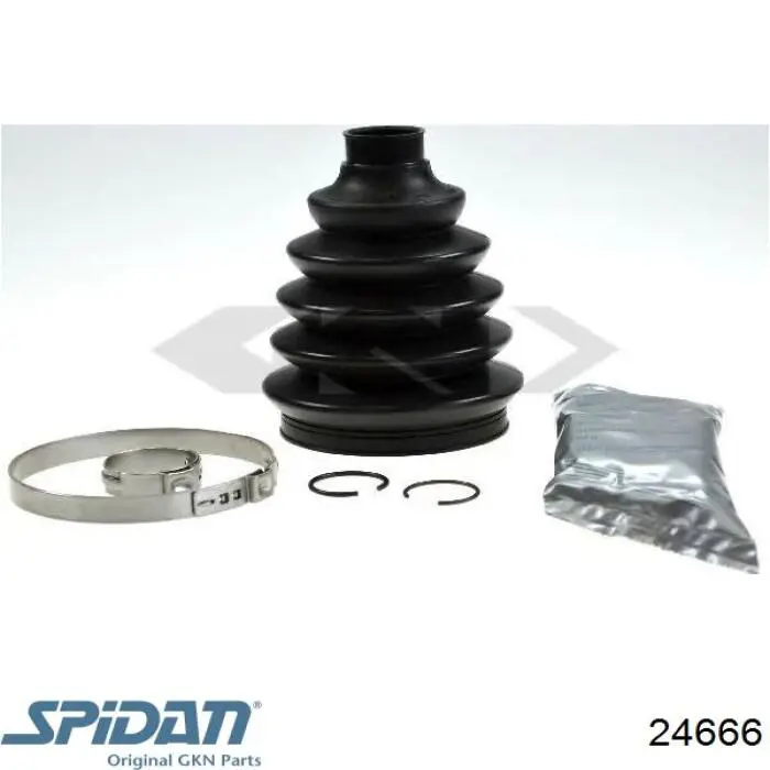Fuelle semieje delantero exterior GKN-Spidan 24666