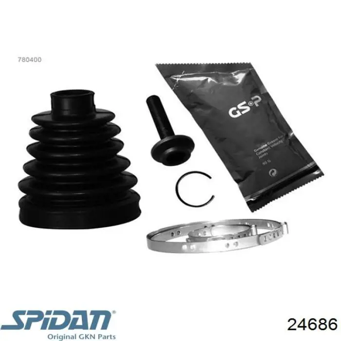 Fuelle, palier delantero exterior GKN-Spidan 24686 precio, desde 15,37 EUR