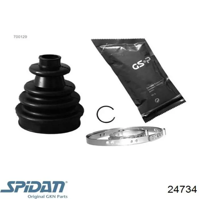 Fuelle, palier delantero exterior GKN-Spidan 24734 precio, desde 18,31 EUR