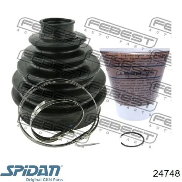 Comprar 24748 GKN-Spidan Fuelle, junta homocinética interna izquierda del semieje delantero