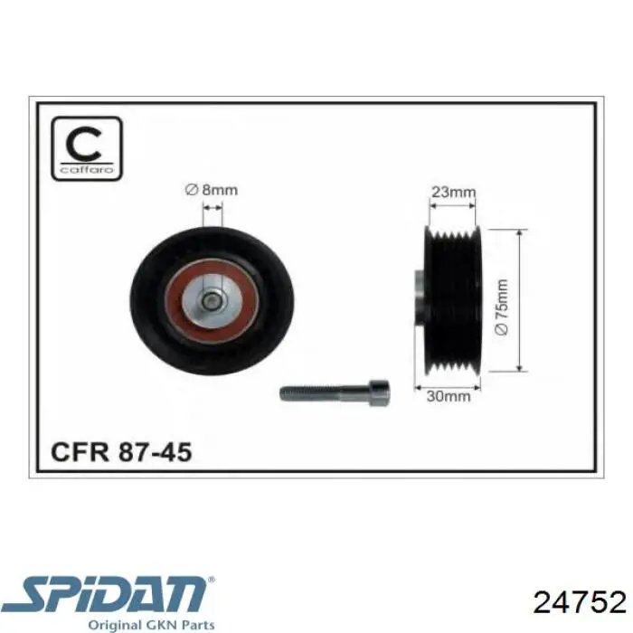 Comprar 24752 GKN-Spidan Fuelle exterior derecho de junta homocinética