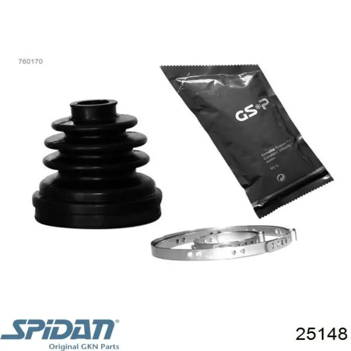 Comprar 25148 GKN-Spidan Fuelle de semieje delantero interior