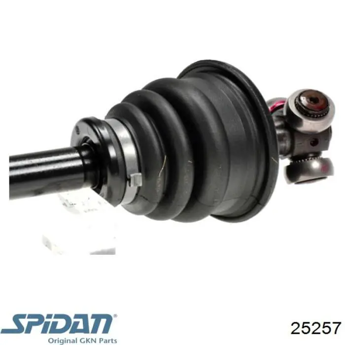 25257 GKN-Spidan árbol de transmisión delantero izquierdo