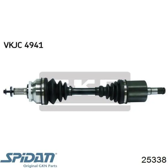 25338 GKN-Spidan árbol de transmisión delantero izquierdo