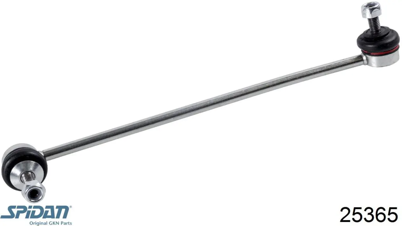 Semieje delantero derecho 25365 GKN-Spidan