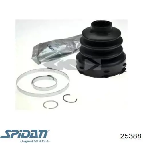 Fuelle, semieje delantero interior GKN-Spidan 25388