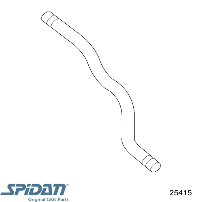Comprar 25415 GKN-Spidan Fuelle exterior del eje de transmisión trasero
