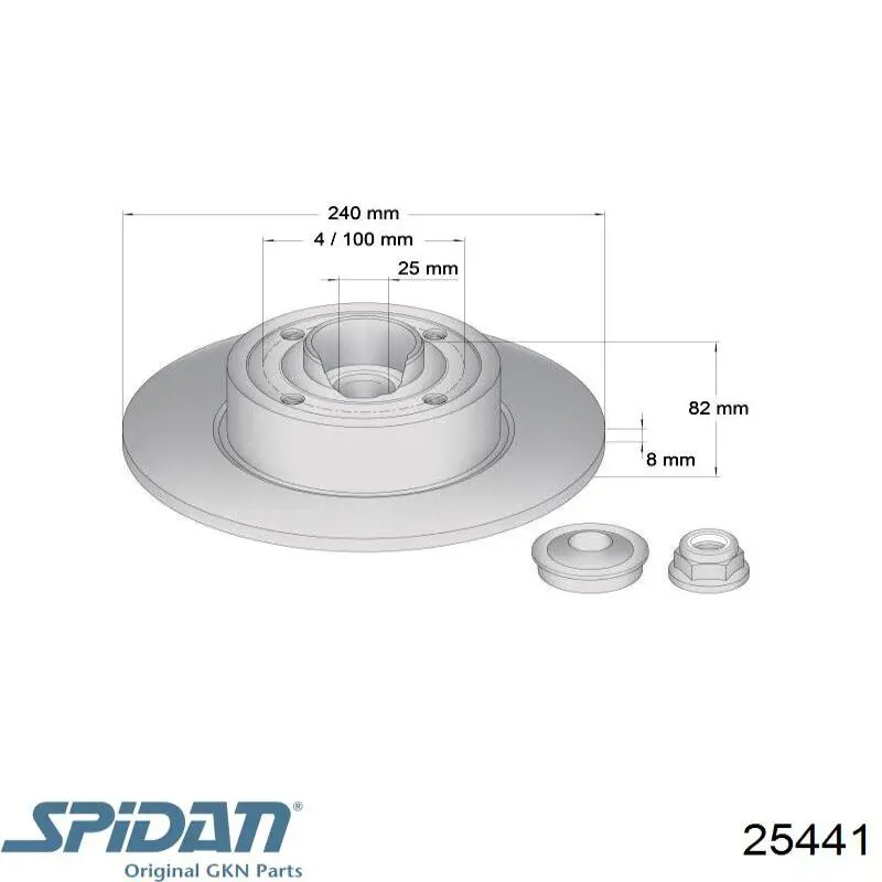 Semieje delantero izquierdo 36000522 Volvo