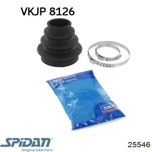 Fuelle exterior del eje de transmisión trasero GKN-Spidan 25546 precio, desde 8,81 EUR