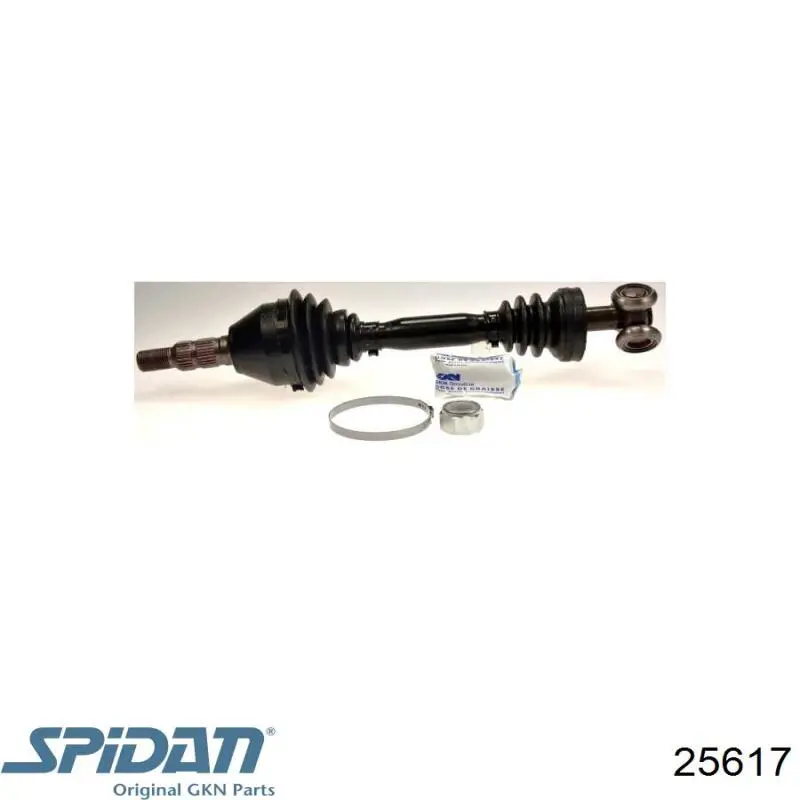 Comprar 25617 GKN-Spidan Semieje delantero izquierdo