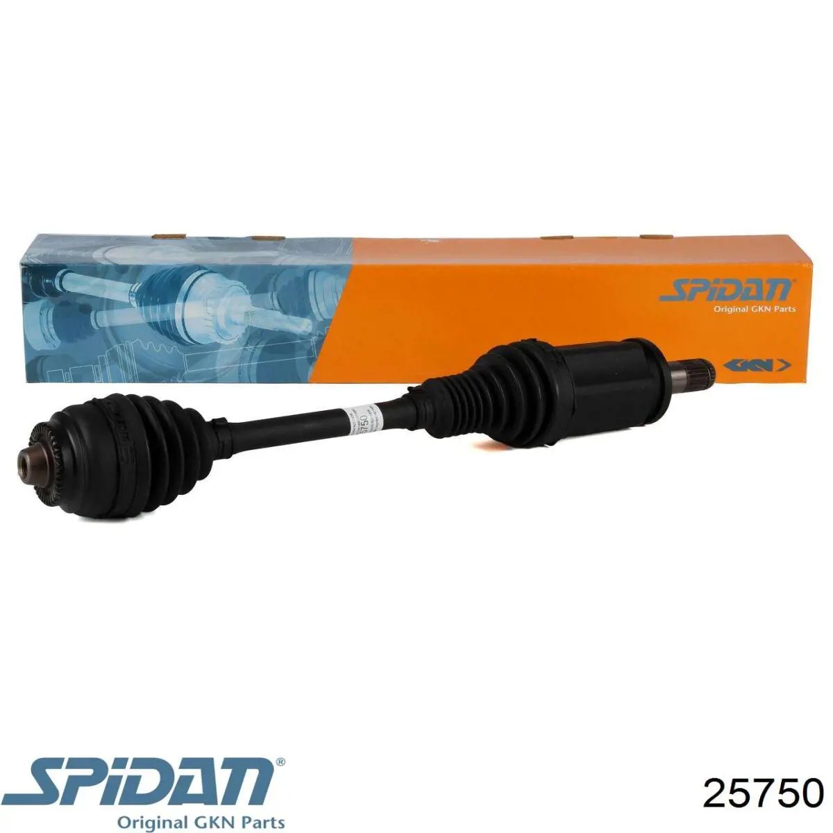 25750 GKN-Spidan árbol de transmisión delantero izquierdo