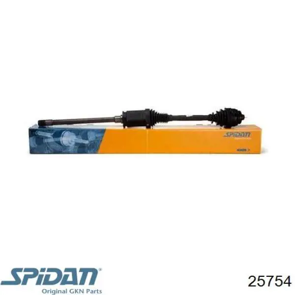 Semieje delantero derecho GKN-Spidan 25754