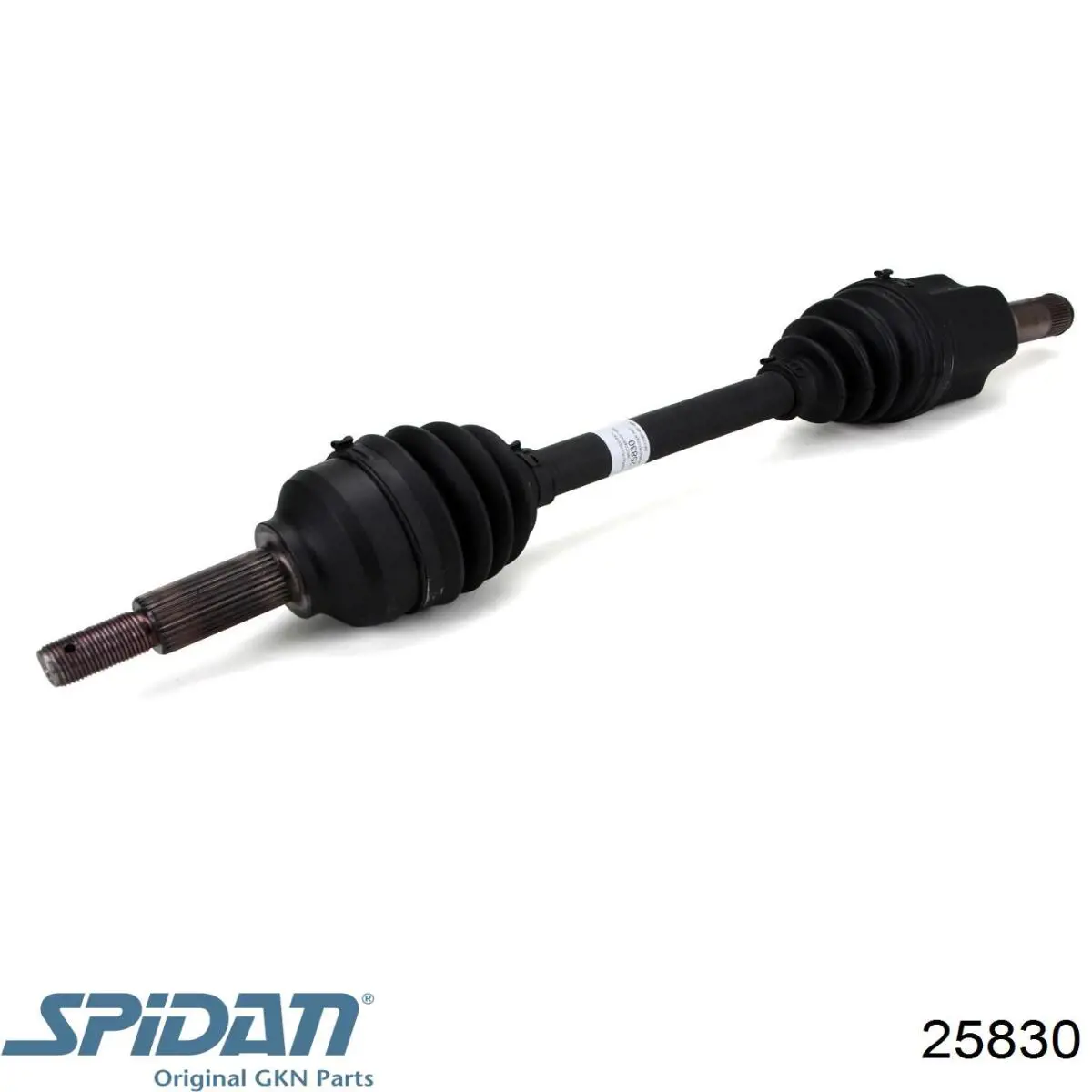 25830 GKN-Spidan árbol de transmisión delantero izquierdo