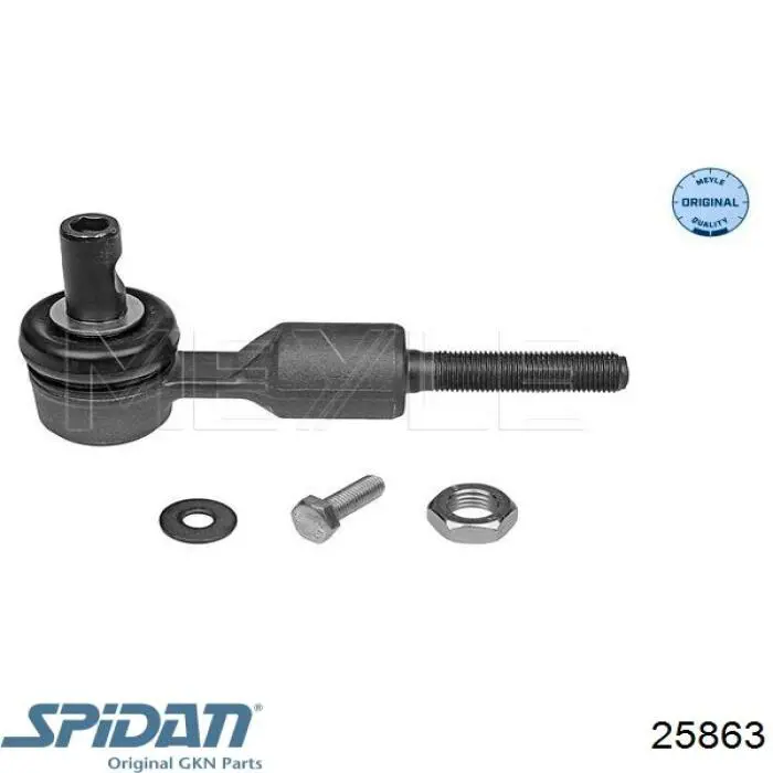 25863 GKN-Spidan árbol de transmisión delantero derecho