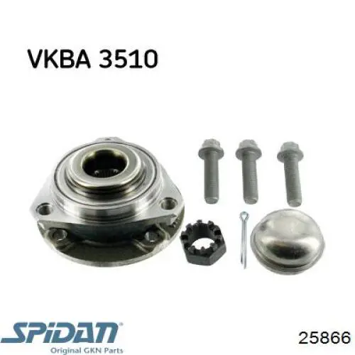 Comprar 25866 GKN-Spidan Fuelle de palier delantero exterior