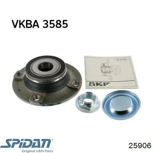 Comprar 25906 GKN-Spidan Fuelle de semieje delantero interior