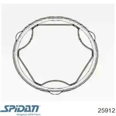 Comprar 25912 GKN-Spidan Fuelle, junta homocinética interna izquierda del semieje delantero