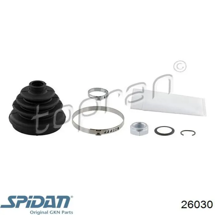 Fuelle, palier delantero exterior GKN-Spidan 26030 precio, desde 9,23 EUR