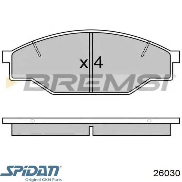 Comprar 26030 GKN-Spidan Fuelle de palier delantero exterior