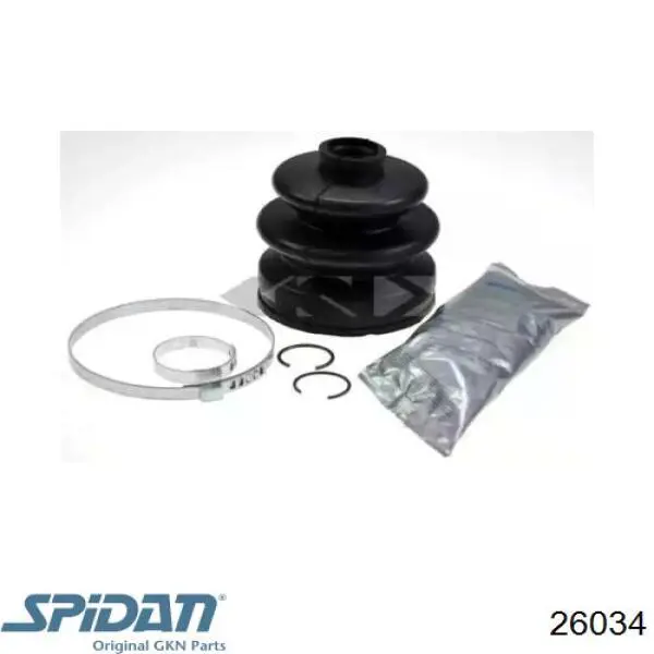 Fuelle de palier delantero exterior 300387 GKN-Spidan