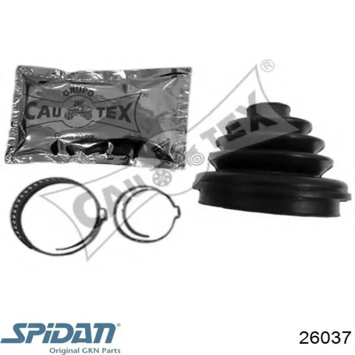 Fuelle de palier delantero exterior 26037 GKN-Spidan