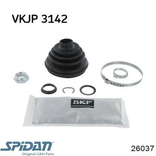 Fuelle, palier delantero exterior GKN-Spidan 26037 precio, desde 4,67 EUR