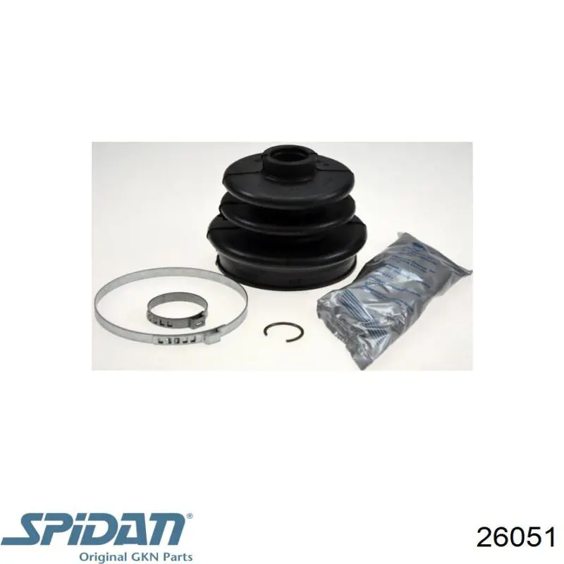 Comprar 26051 GKN-Spidan Fuelle de palier delantero exterior