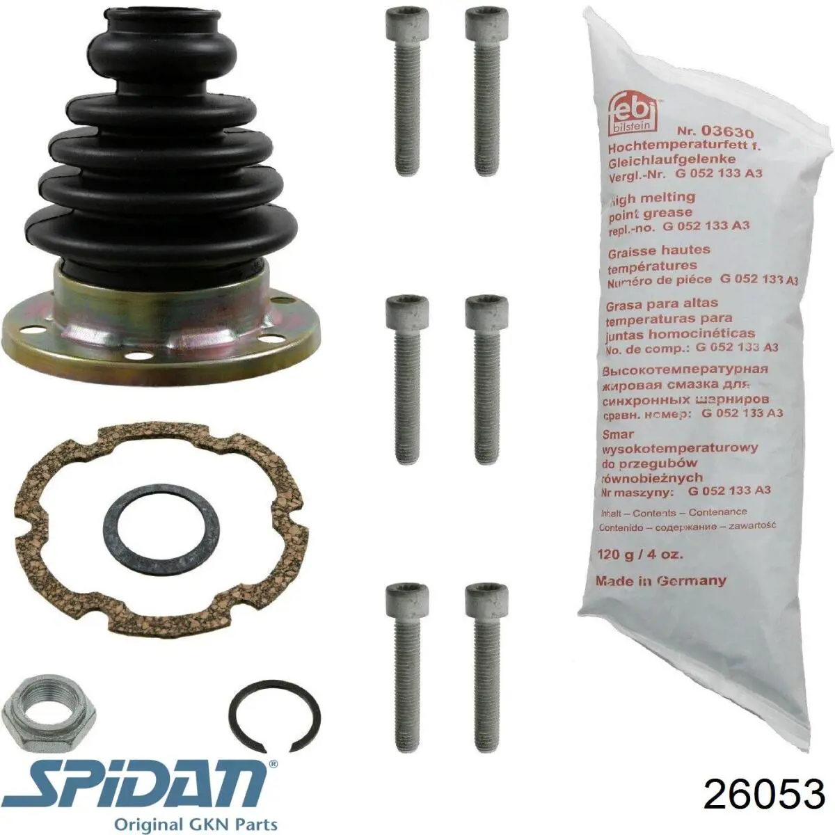 300472 Loebro Fuelle palier delantero interior
