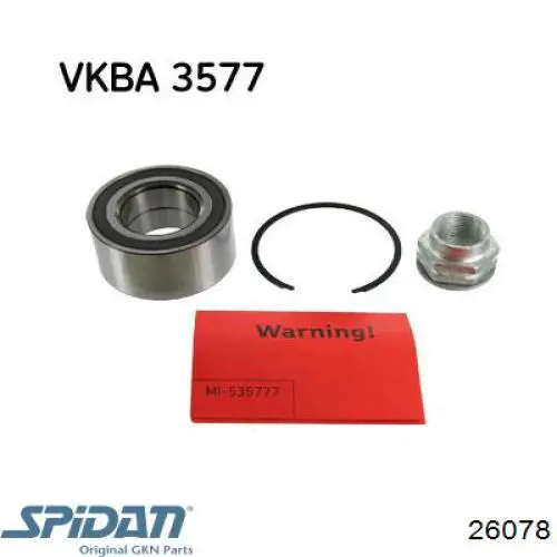 Fuelle exterior del eje de transmisión trasero GKN-Spidan 26078 precio, desde 5,34 EUR