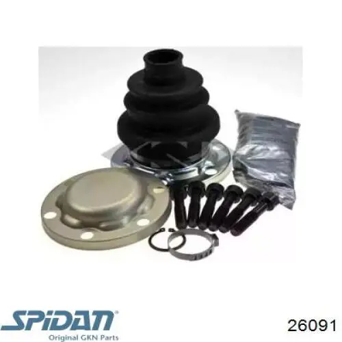 Fuelle interior de junta homocinética del semieje trasero 26091 GKN-Spidan