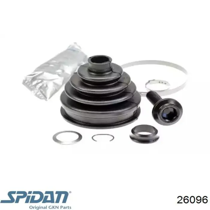 26096 GKN-Spidan Fuelle transmisión delantero exterior