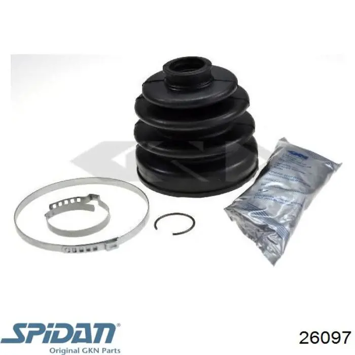 26097 GKN-Spidan Fuelle palier delantero interior