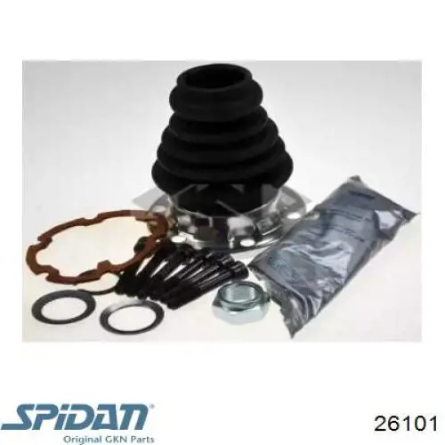 Fuelle, junta homocinética interior derecha delantera GKN-Spidan 26101