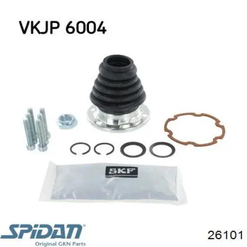 Fuelle, junta homocinética interior derecha delantera GKN-Spidan 26101 precio, desde 11,61 EUR