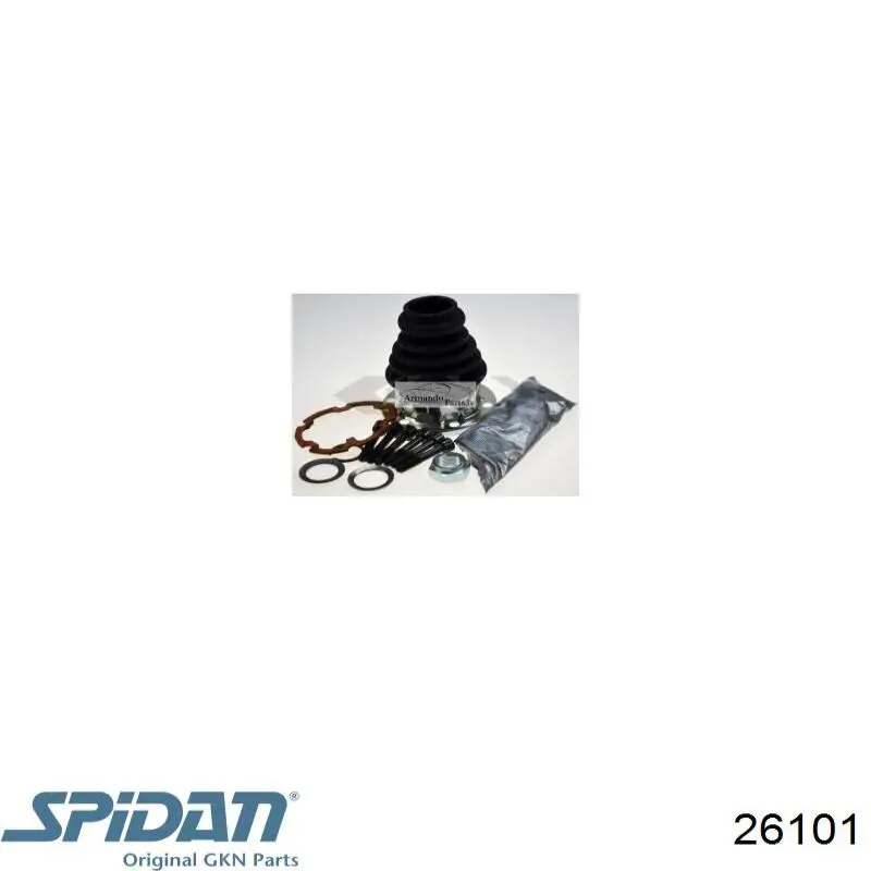Fuelle, junta homocinética interior derecha delantera 26101 GKN-Spidan