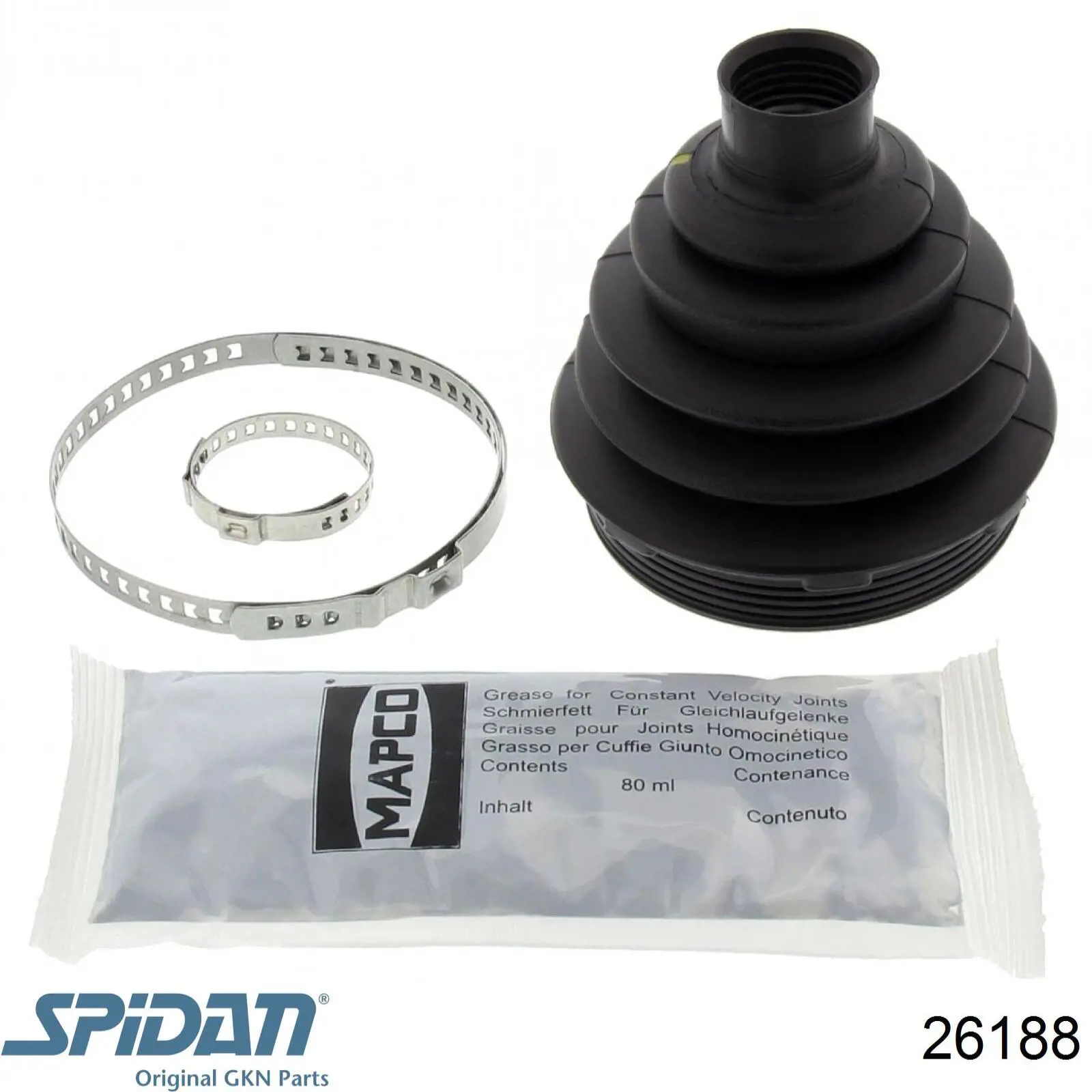 300327 GKN-Spidan Fuelle transmisión delantero exterior