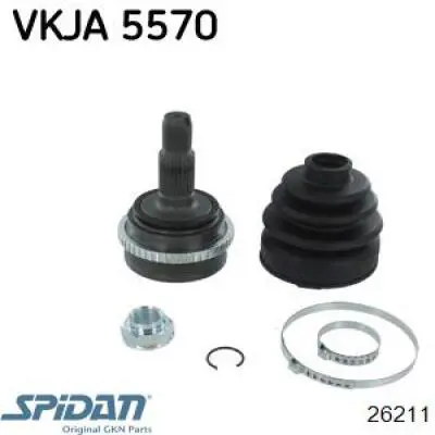 Fuelle, palier delantero exterior GKN-Spidan 26211 precio, desde 22,94 EUR