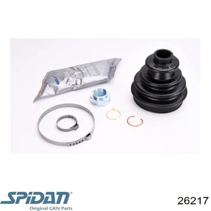 26217 GKN-Spidan fuelle, árbol de transmisión delantero exterior