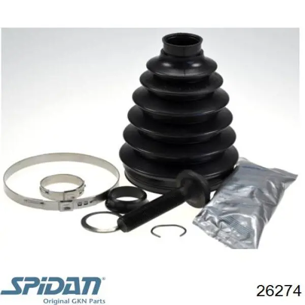 Fuelle de palier delantero exterior 26274 GKN-Spidan