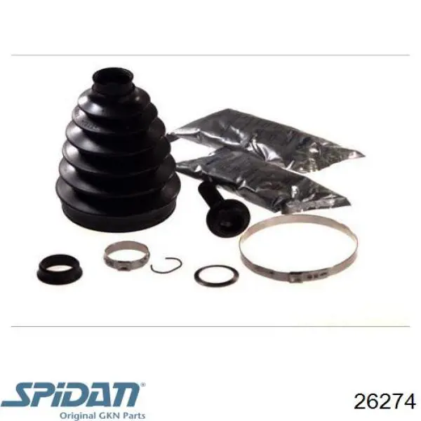 26274 GKN-Spidan Fuelle transmisión delantero exterior