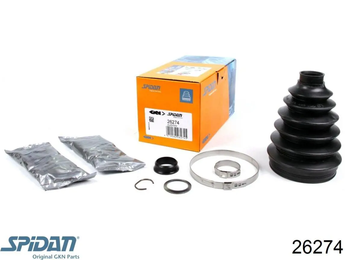 Fuelle, palier delantero exterior GKN-Spidan 26274 precio, desde 25,57 EUR