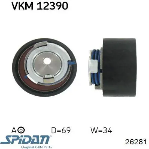 26281 GKN-Spidan Fuelle palier delantero interior