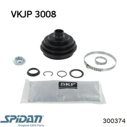 Comprar 300374 GKN-Spidan Fuelle de palier delantero exterior