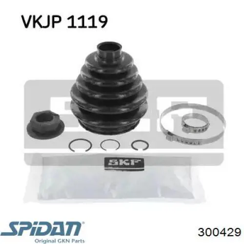 Fuelle de palier delantero exterior 300429 GKN-Spidan