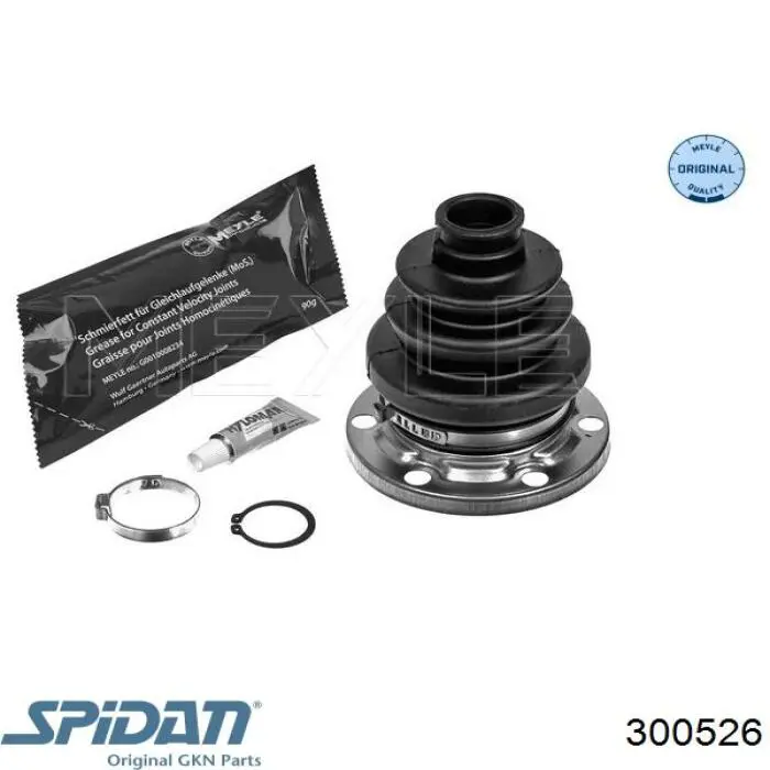 300526 GKN-Spidan fuelle, árbol de transmisión trasero exterior