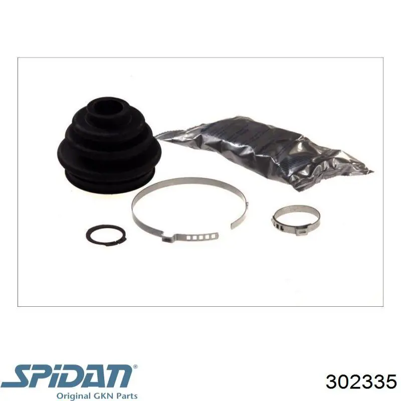 Fuelle exterior del eje de transmisión trasero 302335 GKN-Spidan