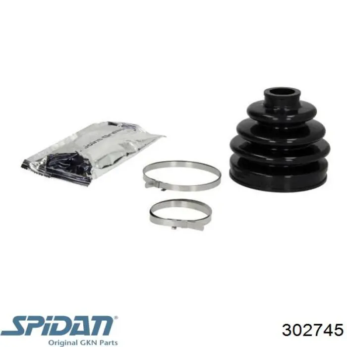 302745 GKN-Spidan fuelle, árbol de transmisión delantero exterior