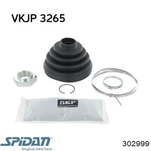 Fuelle de palier delantero exterior 302999 GKN-Spidan