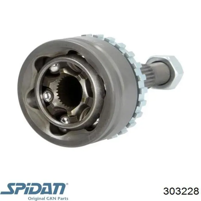 303228 GKN-Spidan árbol de transmisión delantero izquierdo